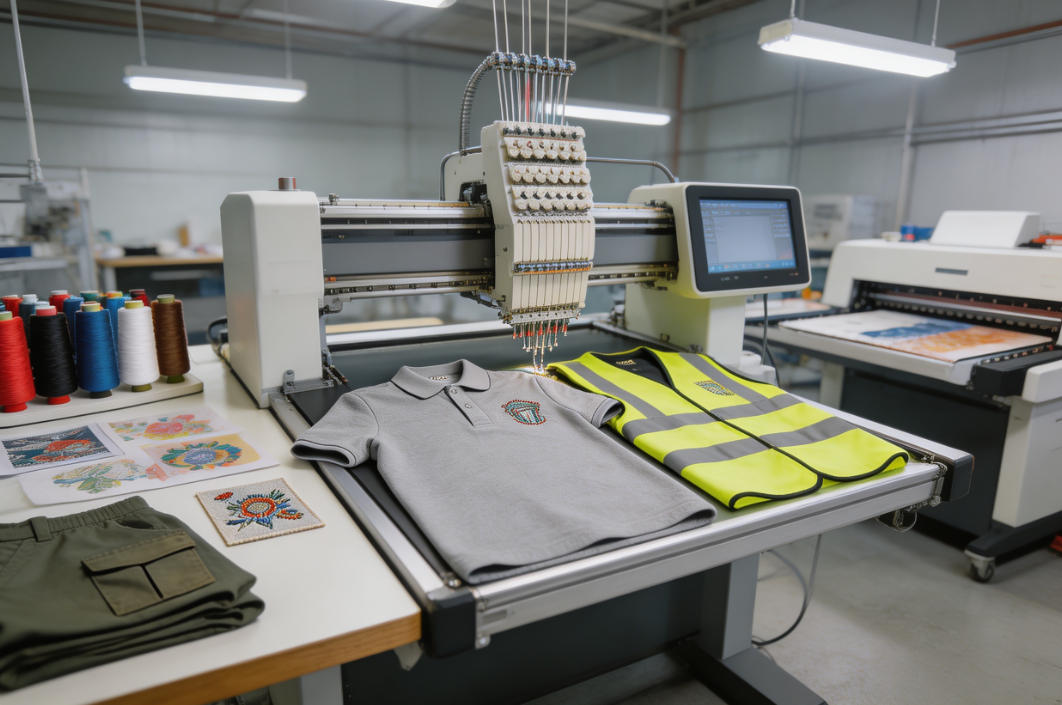 Custom Logo Craftsmanship — Embroidery & Printing