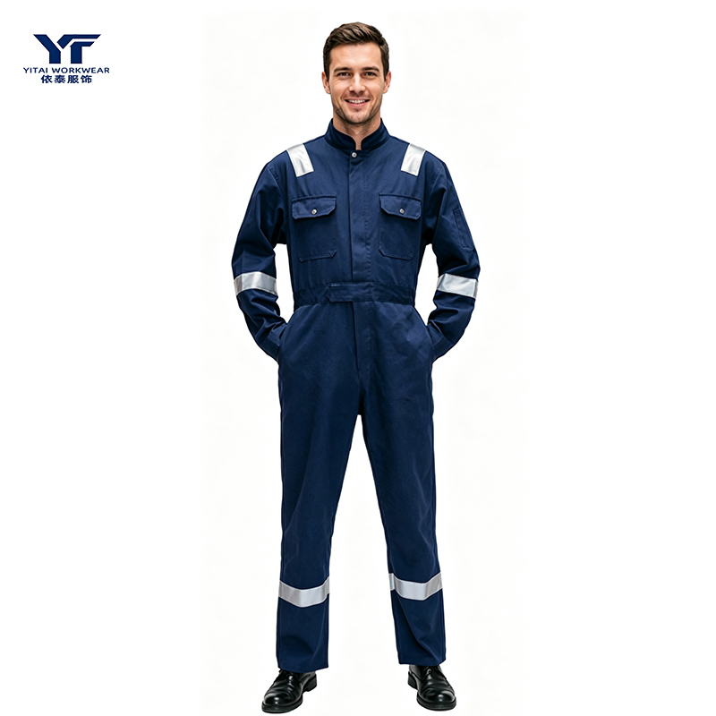 Multi-Pocket Utility Protective Coverall