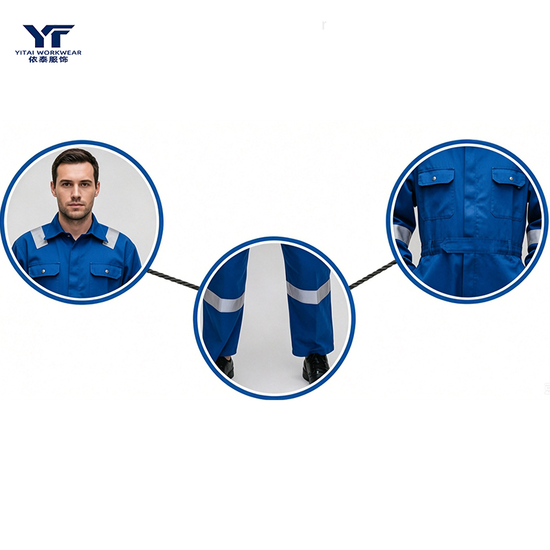 Multi-Pocket Utility Protective Coverall