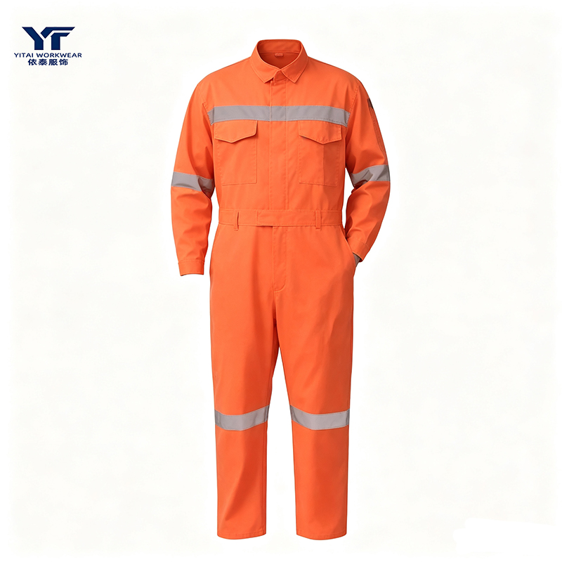 Custom Logo Print Blank High-Visibility Work Coverall