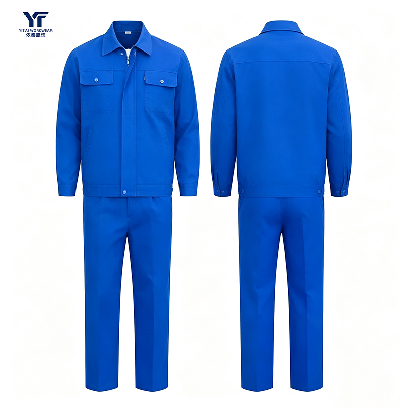 100% Cotton Workwear Set Long Sleeve Durable Uniform