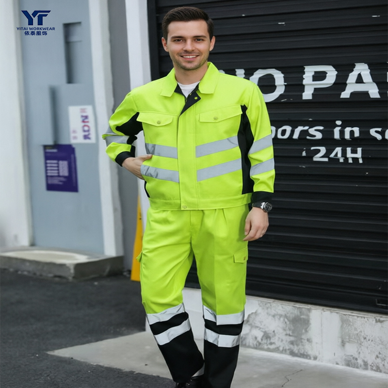 Hi Vis Reflective Sanitation Work Jacket