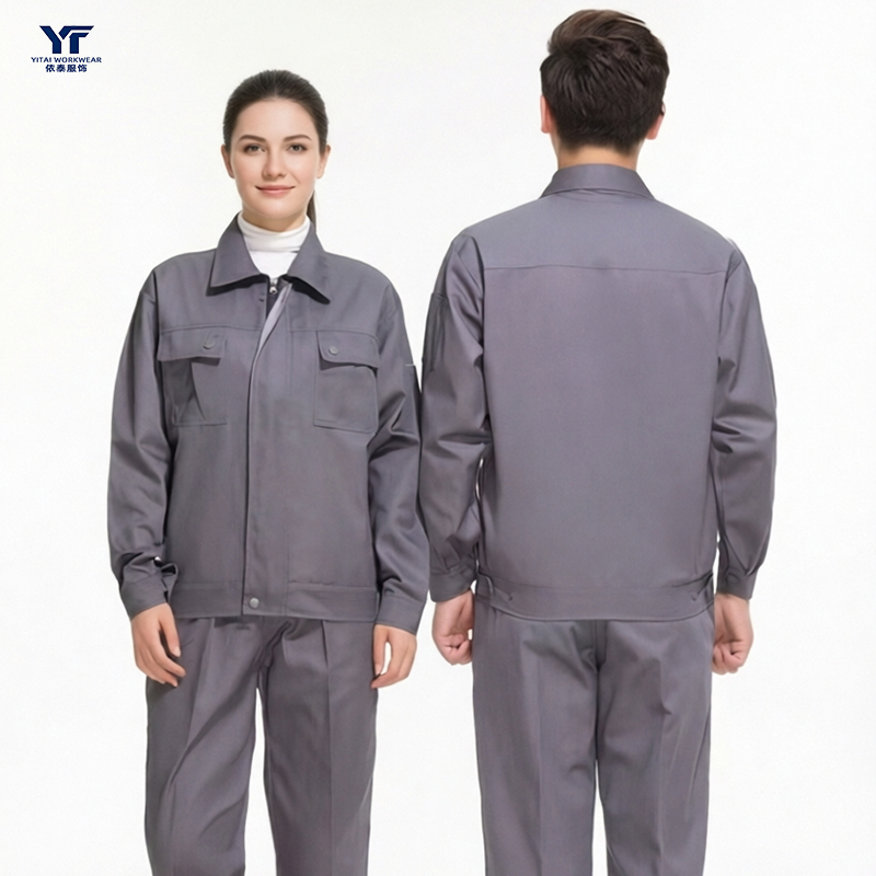 Unisex Polyester-Cotton Workwear Set 
