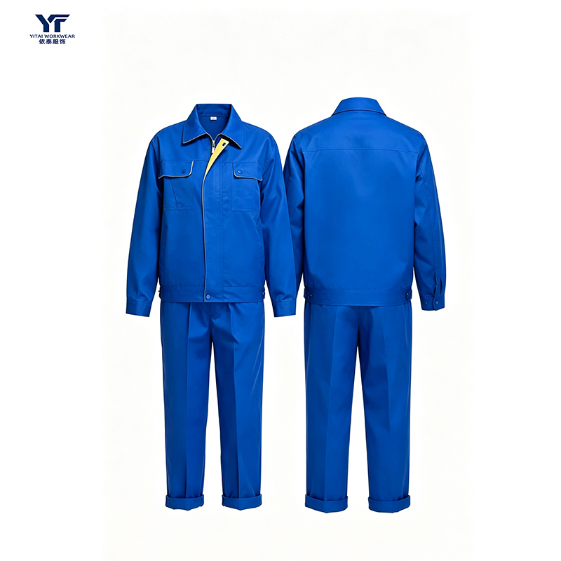 Unisex Polyester-Cotton Workwear Set 