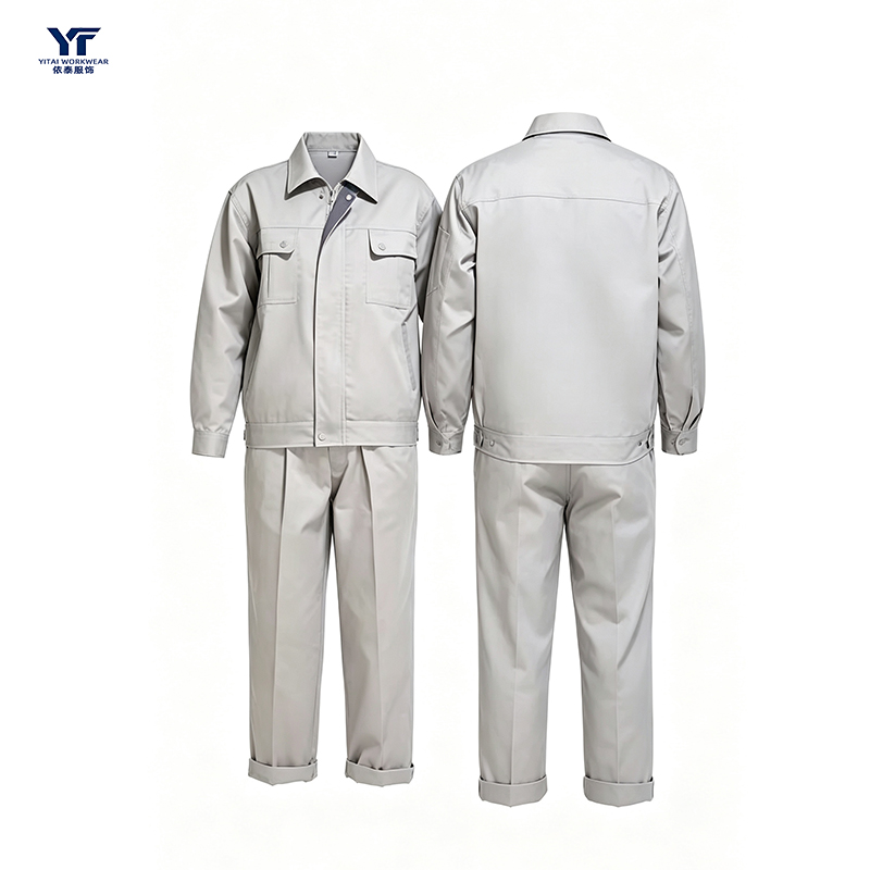 Unisex Polyester-Cotton Workwear Set 