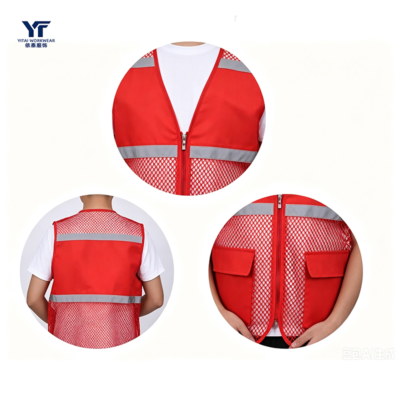 Kids Size Hi Vis Reflective Safety Vest 