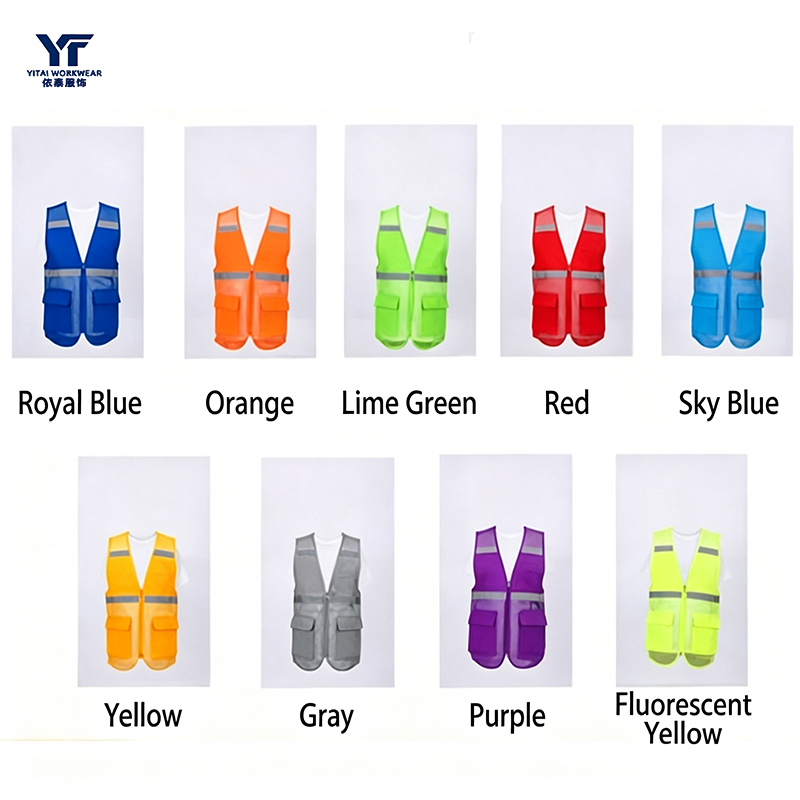 Kids Size Hi Vis Reflective Safety Vest 
