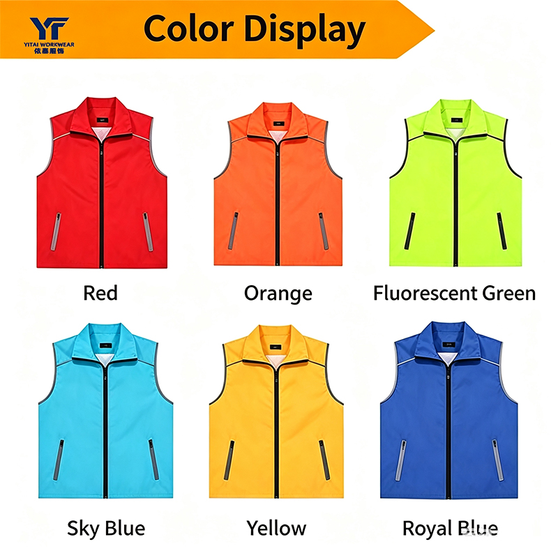 Fashion Casual Multi Pocket Reflective Vest