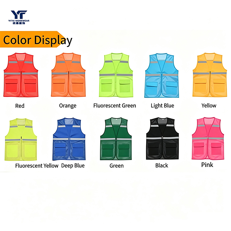 Mesh Breathable Lightweight Summer Reflective Vest