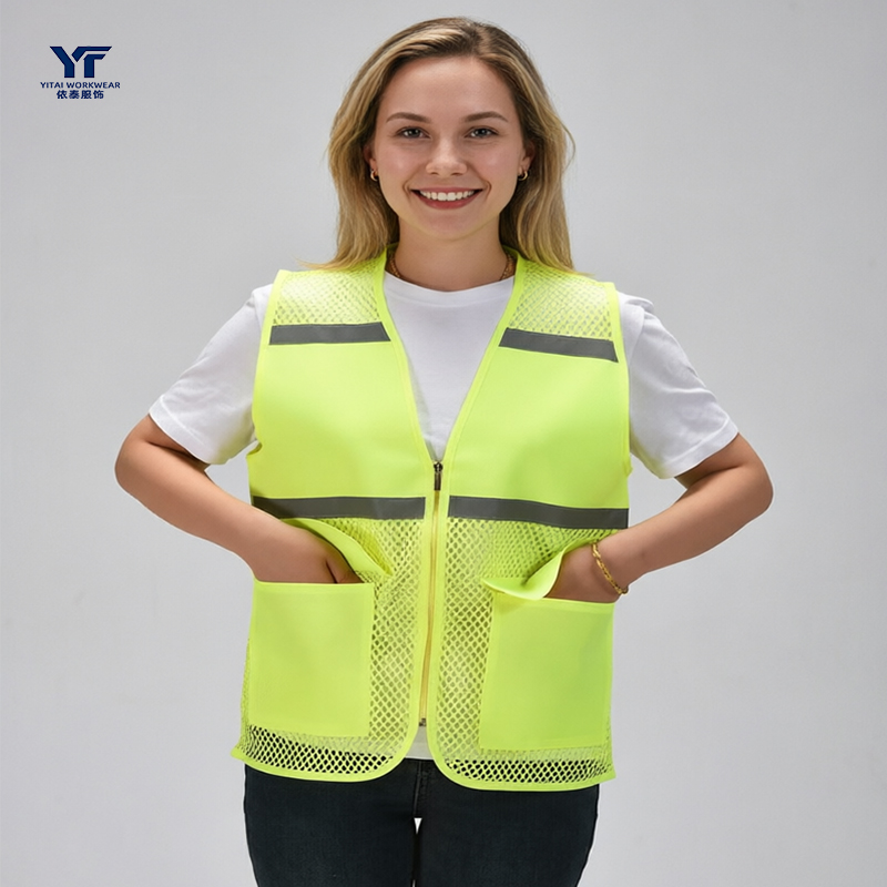 Mesh Breathable Lightweight Summer Reflective Vest