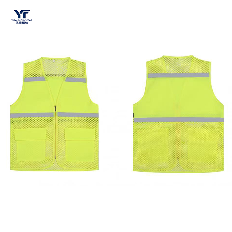 Mesh Breathable Lightweight Summer Reflective Vest