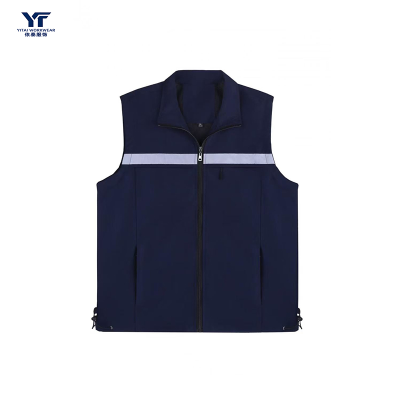 Custom Logo Embroidery Printed Reflective Vest 