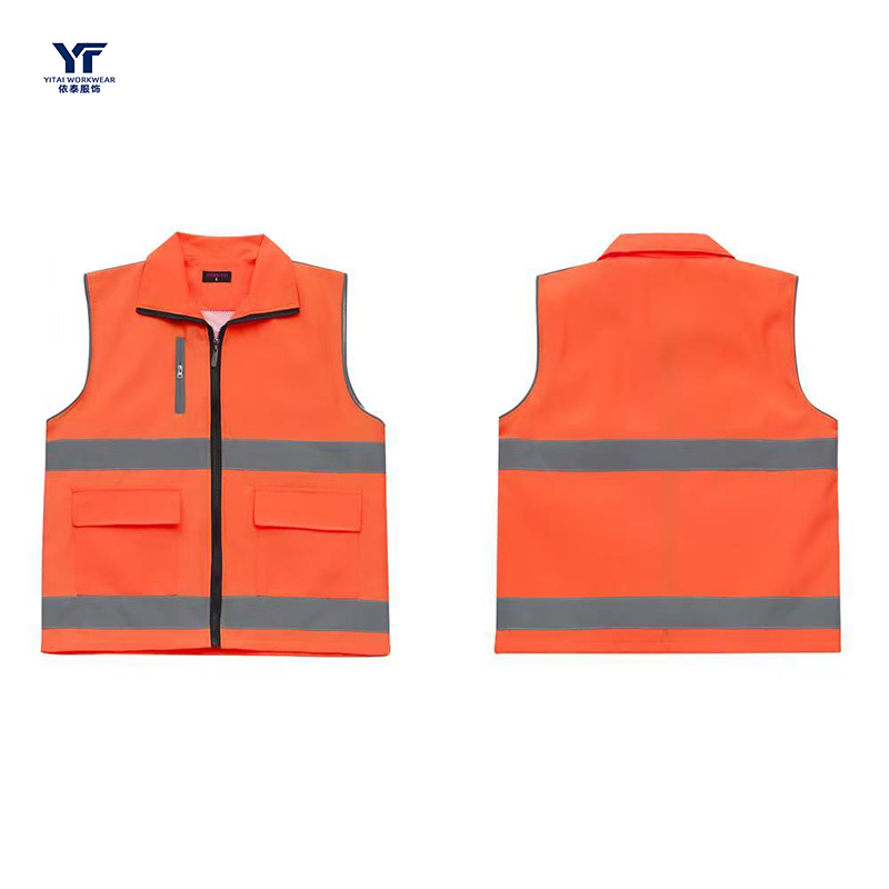 Color blocked Hi Vis Reflective Vest 
