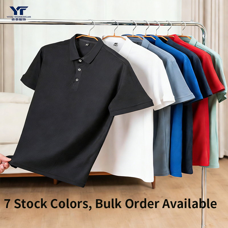 Embroidery Logo Business Office Work Polo