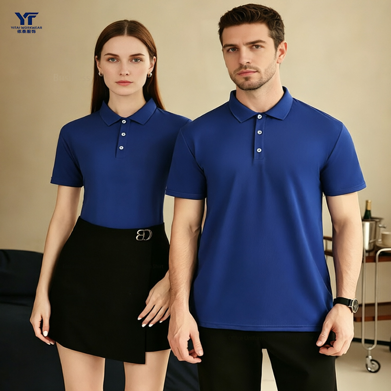 Embroidery Logo Business Office Work Polo 