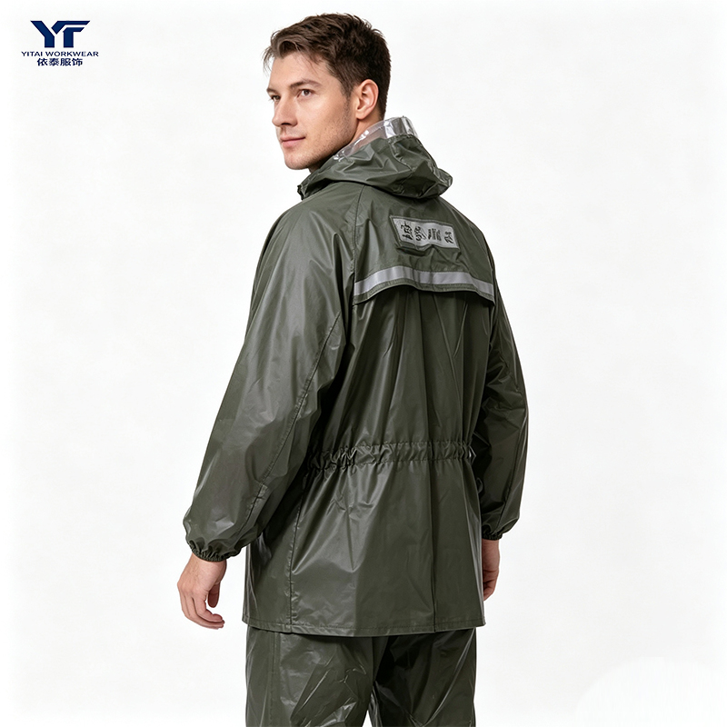 High-Elasticity PVC Rain Suit (Set)
